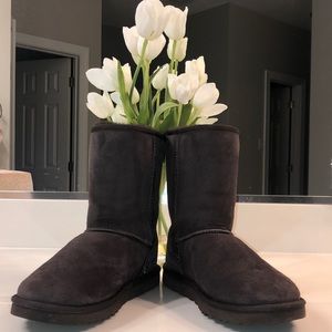 Women’s UGG boots (short) size 8 brown suede